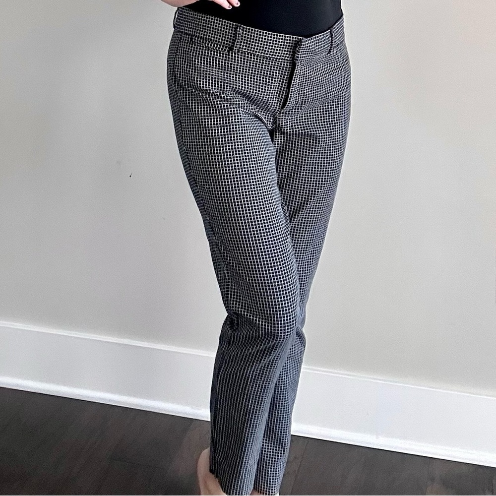 Banana Republic Sloan Fit Windowpane Checkered Pants